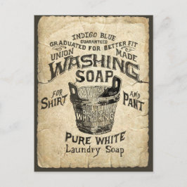 Ad-Waschseife Postkarte