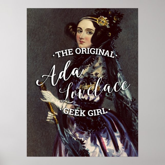 Ada Lovelace - Die originelle Griechen-Girl Poster (Vorne)
