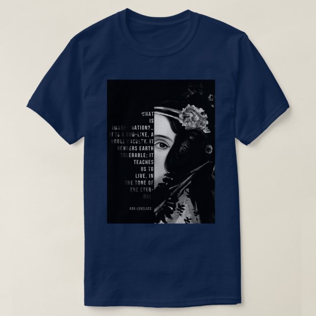 Ada Lovelace Imagination  T-Shirt (Design vorne)