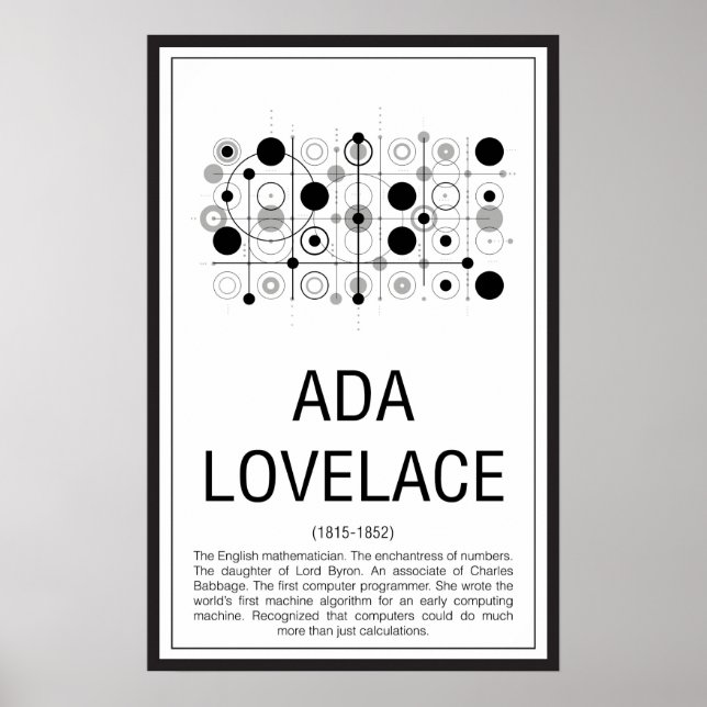 Ada Lovelace Poster (Vorne)