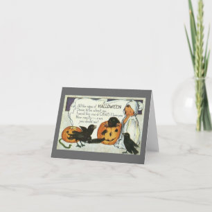 Adable Ghost Vintage Halloween-Note-Karte Karte