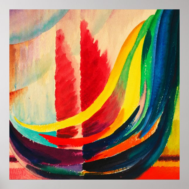 Adagio, Abstrakte Kunst  Poster (Vorne)