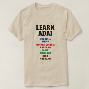Adai lernen - Eichhörnchen, Eichhörnchen, Mole, Vo T-Shirt