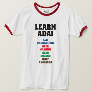 Adai lernen - Elch, Hirsch, Bär, Wolf T-Shirt