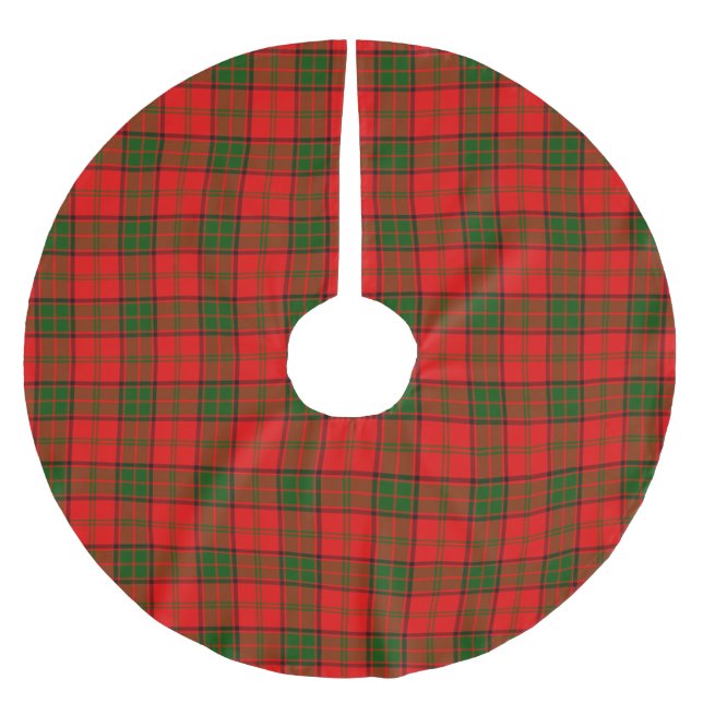 Adair Christmas Tree Skirt Polyester Weihnachtsbaumdecke (Vorderseite)