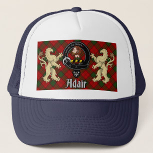 Adair Scottish Tartan & Abzeichen Trucker Hat Truckerkappe