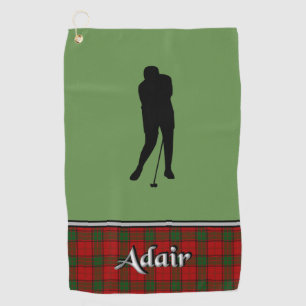 Adair Tartan Golf Towel Sein Golfhandtuch