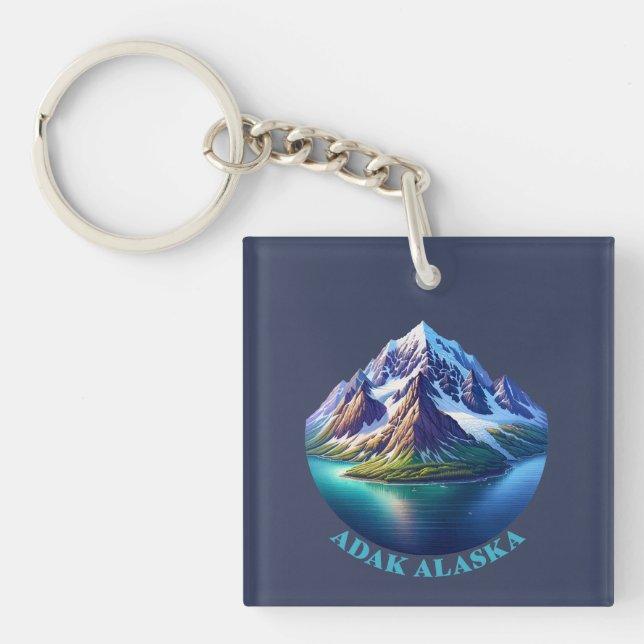 Adak Alaska Schlüsselanhänger (Vorderseite)