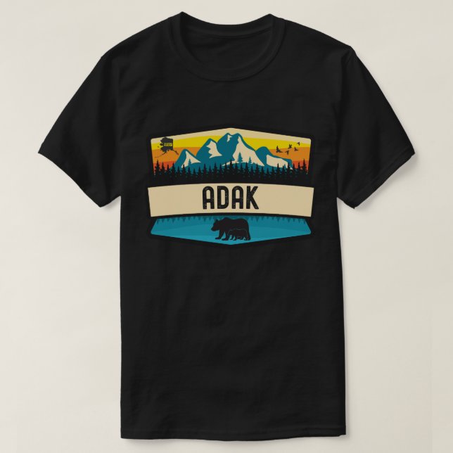 Adak, Alaska T-Shirt (Design vorne)