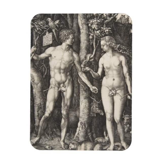 Adam and Eve, 1504 Magnet (Vertikal)