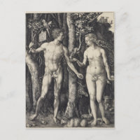 Adam and Eve, Gravur von Albrecht Durer