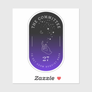 Adam Boqvist Back Twilight Sticker
