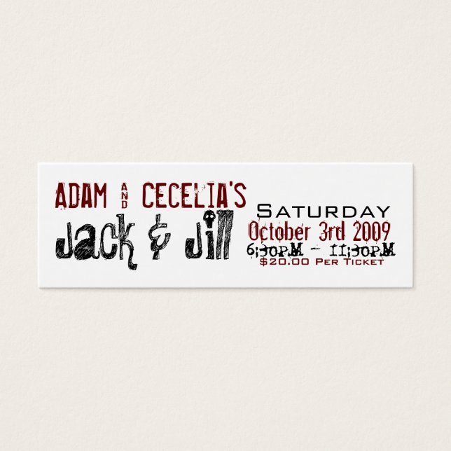 Adam & Cecelia Jack & Jill (Vorderseite)