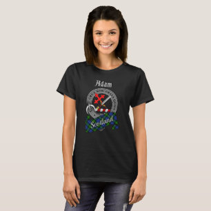 Adam Clan Abzeichen & Tartan Damen T-Shirt