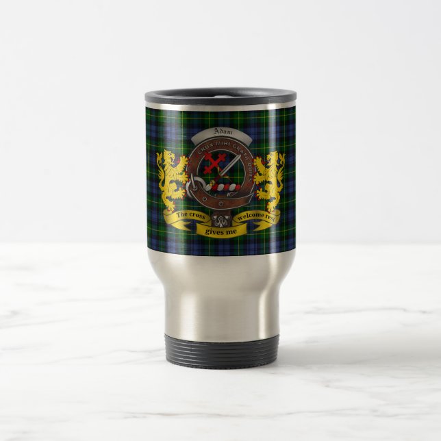 Adam Clan Abzeichen Travel Mug Reisebecher (Mittel)