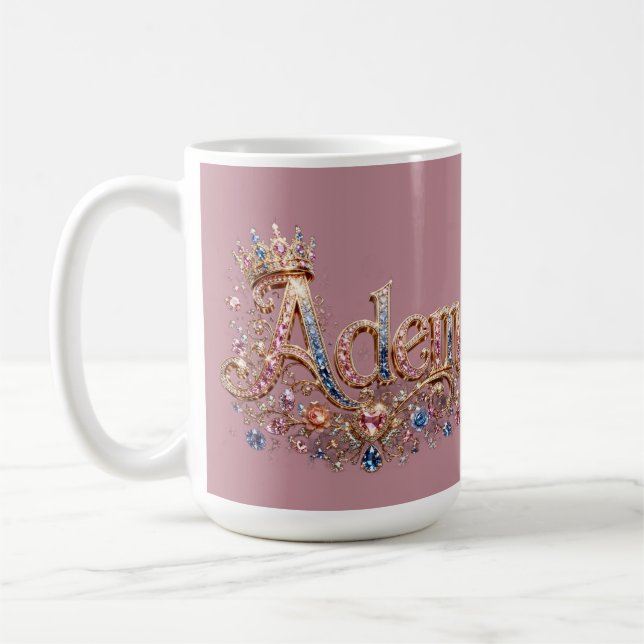 Adam Crown Dekorative Wanduhr Kaffeetasse (Links)