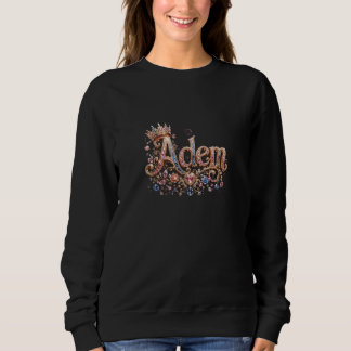 Adam Crown Schwarzes T-Shirt Sweatshirt