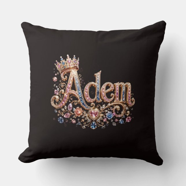 Adam Crown Zierkissen (Vorderseite)