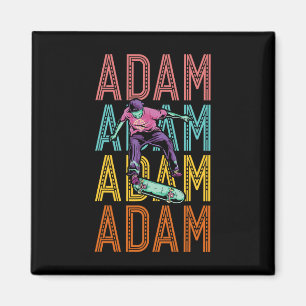 Adam Custom Skateboarding Hob Magnet