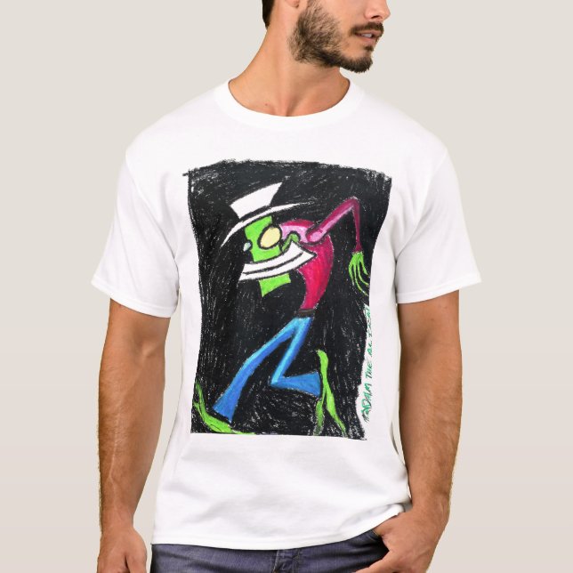 Adam das alien T-Shirt (Vorderseite)