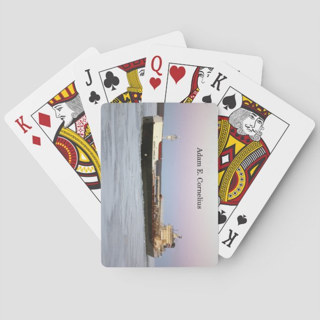Adam E. Cornelius spielt Karten Spielkarten (Rückseite)