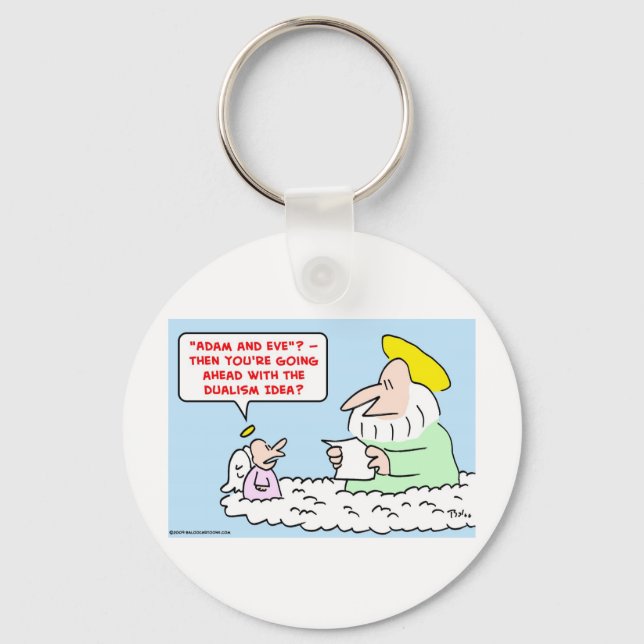 Adam eve Dualismus Schlüsselanhänger (Vorderseite)