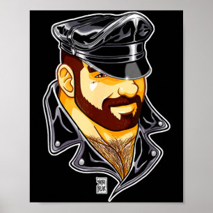 Adam mag Lederhut Poster