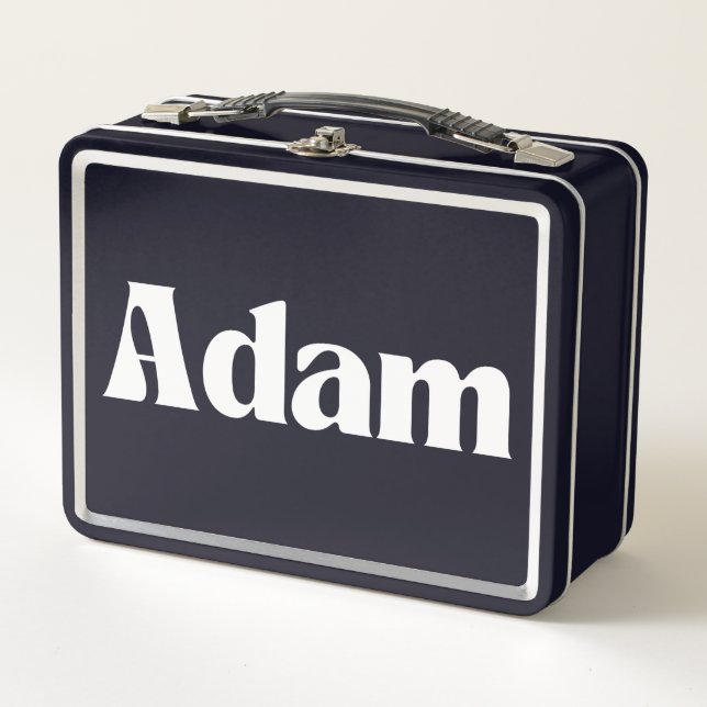 Adam Metall Brotdose (Vorderseite)