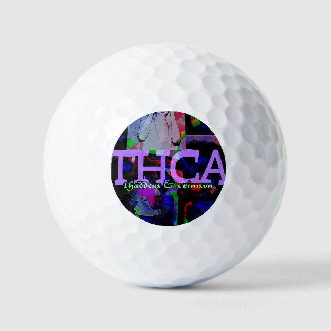 Adam Moyer Original "THCA" Selten Golfball (Vorderseite)