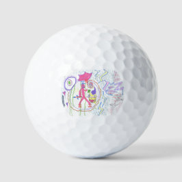 Adam Moyer Original "ZZZ's" Selten Golfball