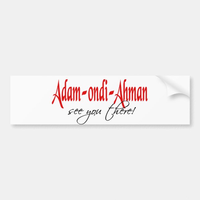 Adam Ondi Ahman Autoaufkleber (Vorne)