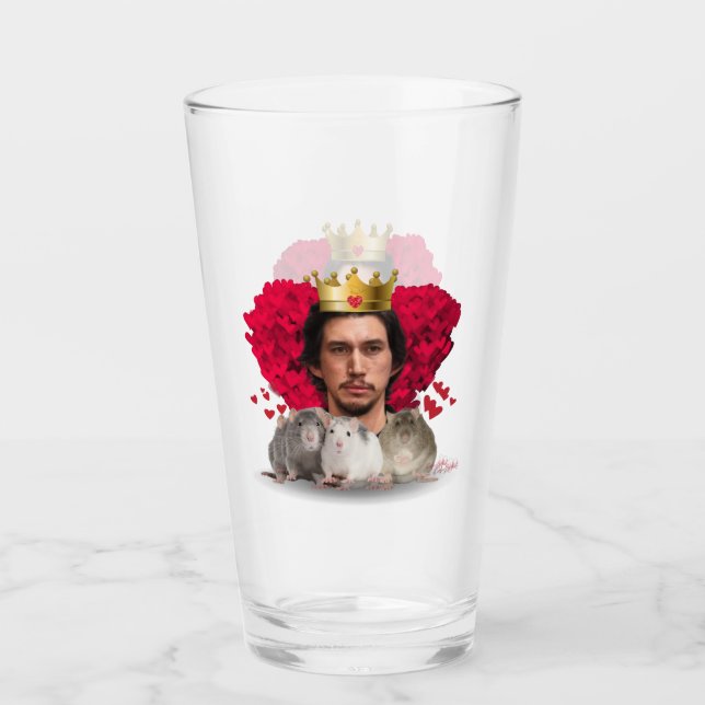 Adam "Rat King" Driver Glass Cup Glas (Vorderseite)