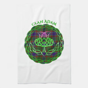 Adam Scottish Tartan Celtic Thistle Geschirrtuch