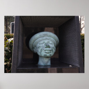 Adam - Skulptur auf Rudolf Hausners Grab Poster