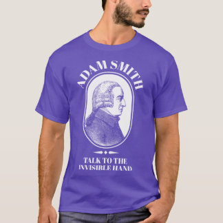 Adam Smith Lustiger Wirtschaftsprofessor Unsichtba T-Shirt