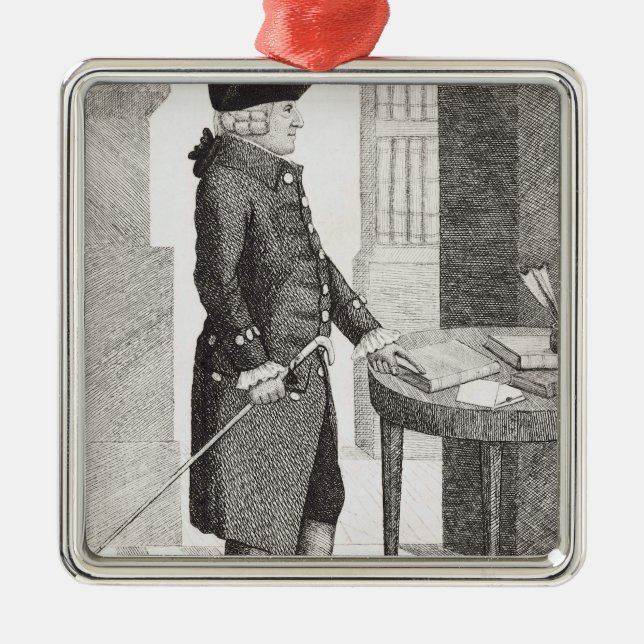 Adam-Smith Ornament Aus Metall (Vorne)