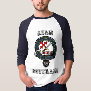 Adam Tartan Abzeichen Athletic Style Raglan T - Sh T-Shirt