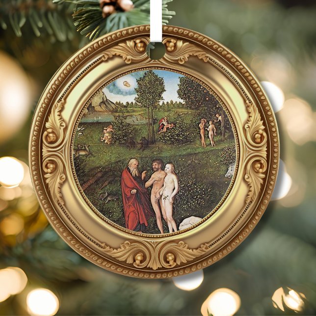 Adam und Eva Advent Jesse-Baum Ornament Aus Metall (Von Creator hochgeladen)