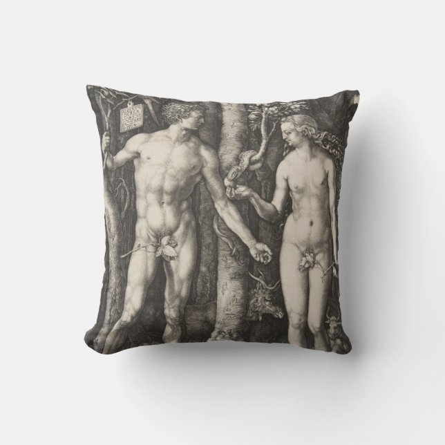 Adam und Eve, 1504 Kissen (Vorderseite)