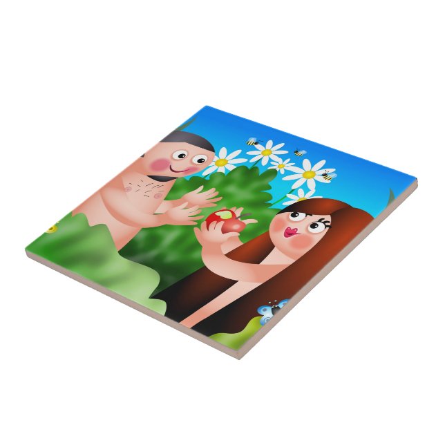 Adam und Eve Fliese (Seite)