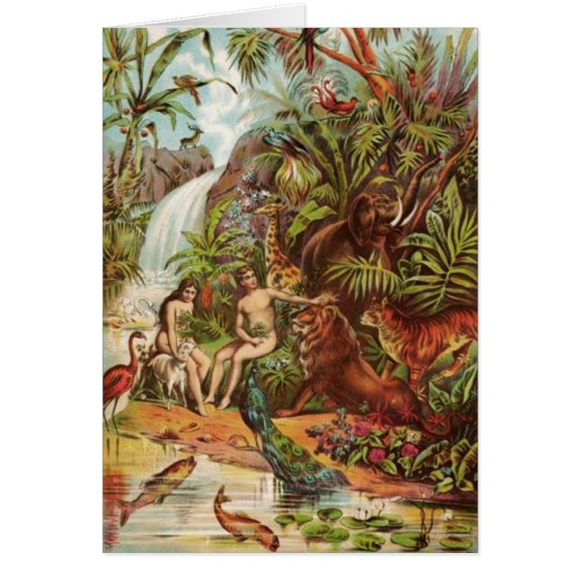 Adam und Eve im Garten (Vorne)