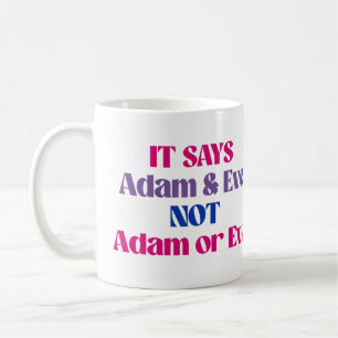 Adam und Eve nicht Adam oder Eve Kaffeetasse