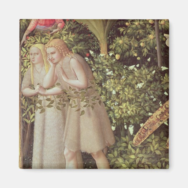 Adam und Eve sind aus dem Paradies ausgewiesen Magnet (Vorne)
