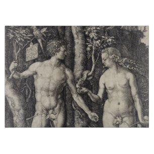 Adam- und Eve-Stich durch Albrecht Durer Schneidebrett