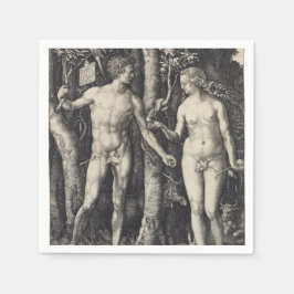 Adam und Eve von Albrecht Durer Serviette