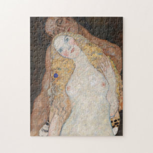 Adam und Eve von Gustav Klimt Puzzle
