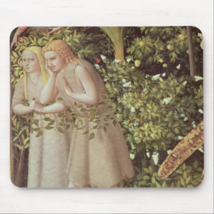 Adam und Eve weggetrieben vom Paradies Mousepad