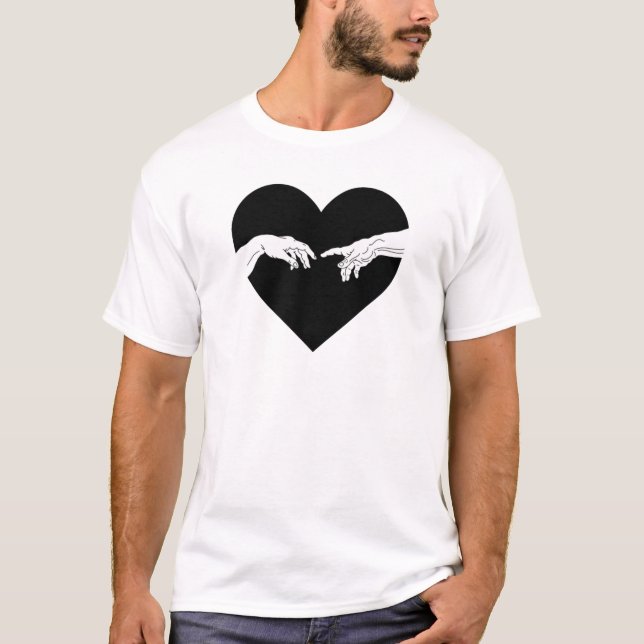 Adam und Gott T-Shirt (Vorderseite)