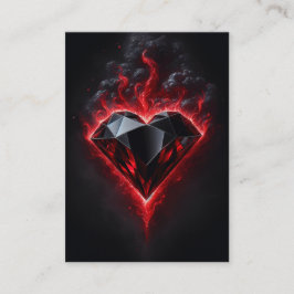 Adamant Herz | Zechariah 7:9-12 KJV Card Box Visitenkarte