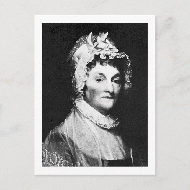 Adams ~ Abigail Adams First Lady 1797 - 1801 Postkarte (Vorderseite)